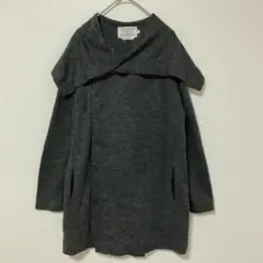SimplyVera VERA WANG ショールカラー カーディガン グレー