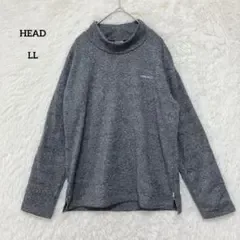 HEAD ハイネック プルオーバー LL 裏起毛 グレー 長袖