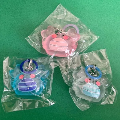 かにかにくらぶ めじるしチャーム 3点セット
