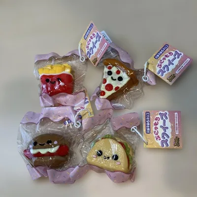 TABA SQUISHY ぷにゅもちスクイーズ 4つ