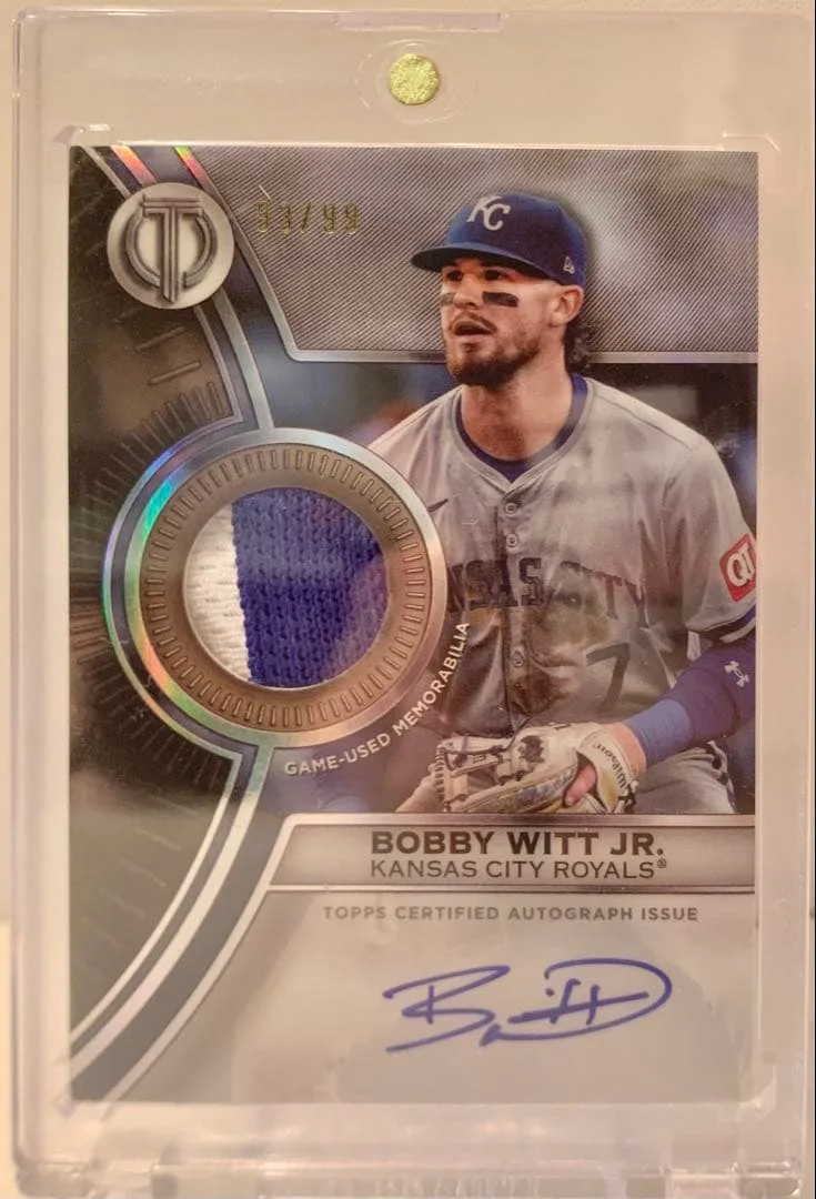 Bobby Witt Jr. 2025 Topps Tribute 直筆サイン