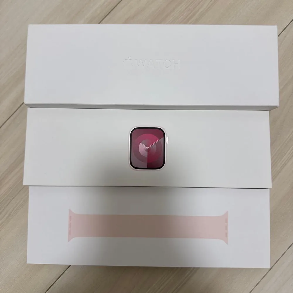 Apple Watch Series 9(GPSモデル)- 45mm ピンク