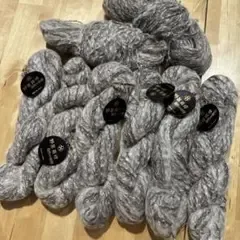 野呂英作 おし花 ウール100%(モヘア30%) 50g(56m)7カセ+46g