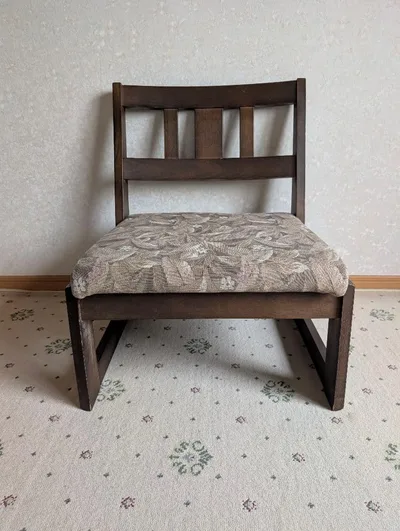木製 座椅子 和モダン インテリア