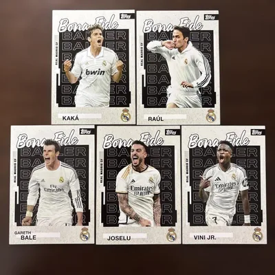 topps レアル マドリード Bona Fide Baller 5枚 コンプ