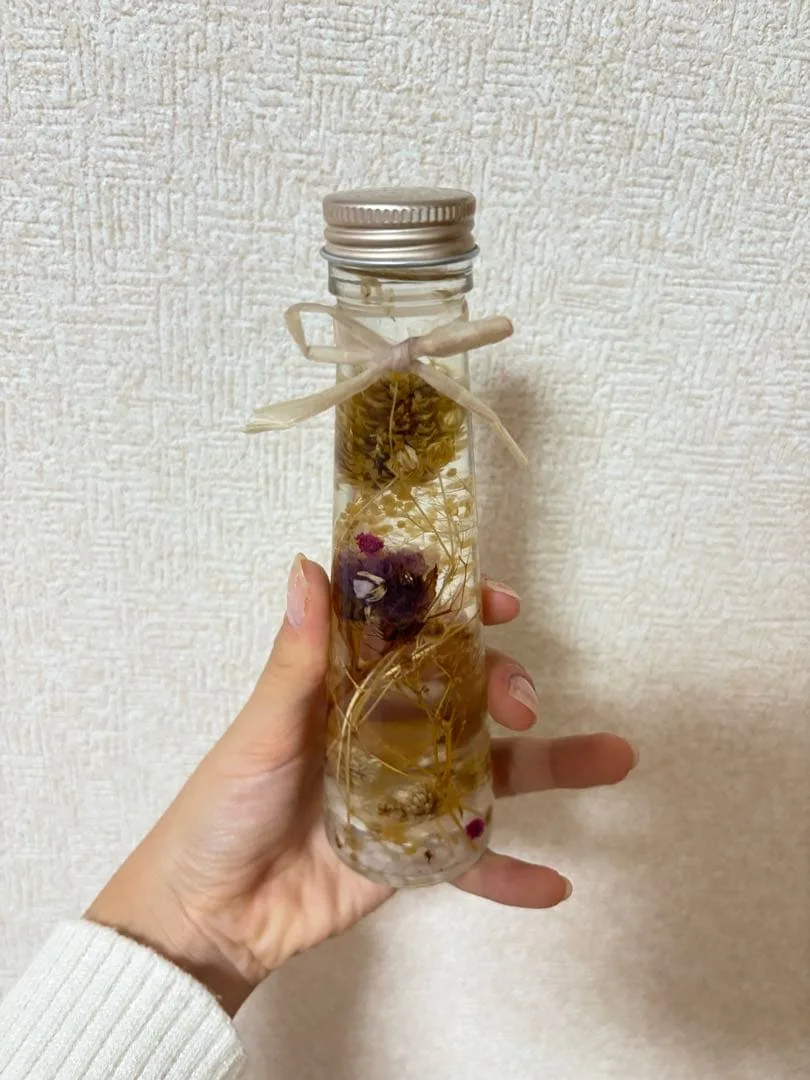 ハーバリウム インテリア 瓶詰め ドライフラワー