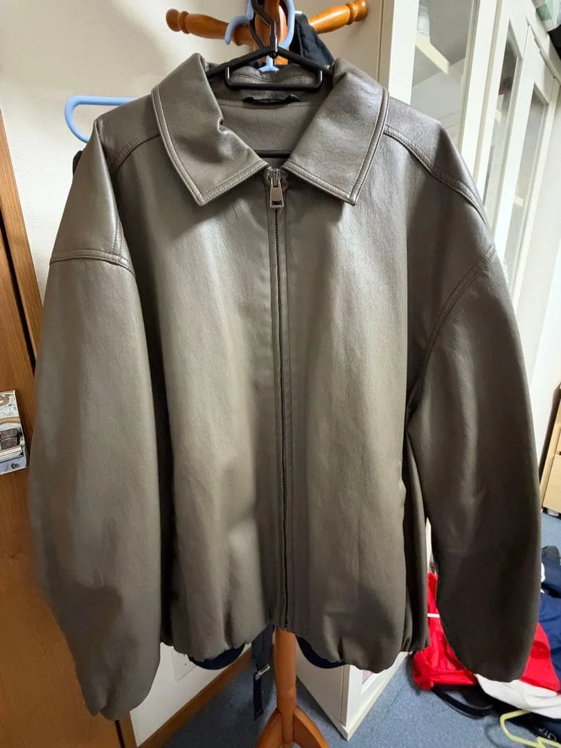 ZARA フェイクレザージャケット XL
