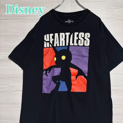 【入手困難】ディズニー キングダムハーツ ハートレス Tシャツ XLサイズ 海外