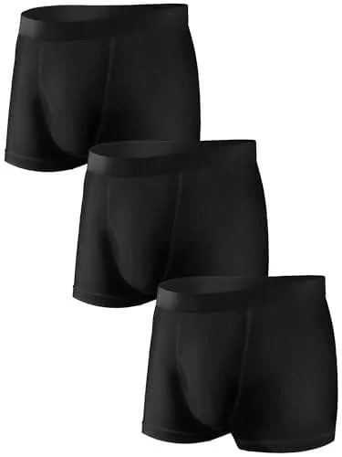 ボクサーパンツ 3枚セット XL ブラック 抗菌 防臭 清潔 ストレッチ メンズ