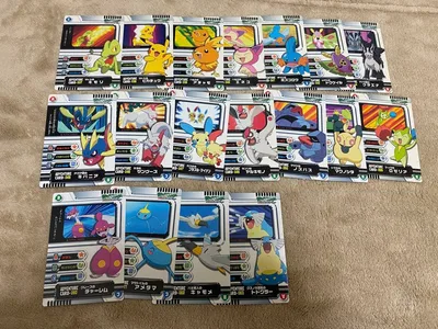ポケモン カードダス ずかんカード アドベンチャーカード 18枚セット