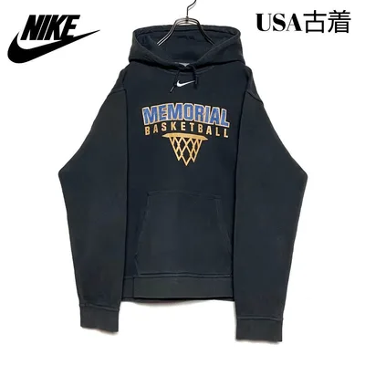 USA古着NIKEナイキ パーカー センタースウォッシュチャコール Lスウェット