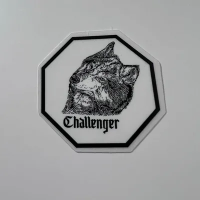 CHALLENGER ウルフ ステッカー