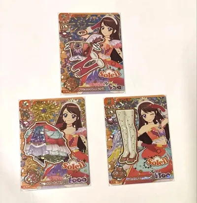 アイカツアンコール カード サンセットスターウェイ 3枚 プレミアム 蘭