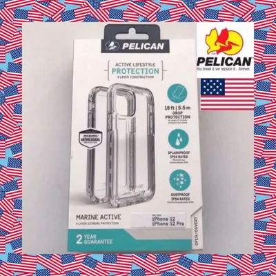 新品 iPhoneケース 12/12 pro 対応 USA ペリカン クリア