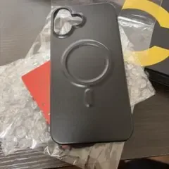 栃木レザー スマホケース iPhone16plus magsafe 黒ブラック