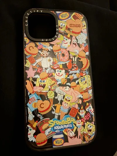 iPhone15 casetify スポンジボブ ケース