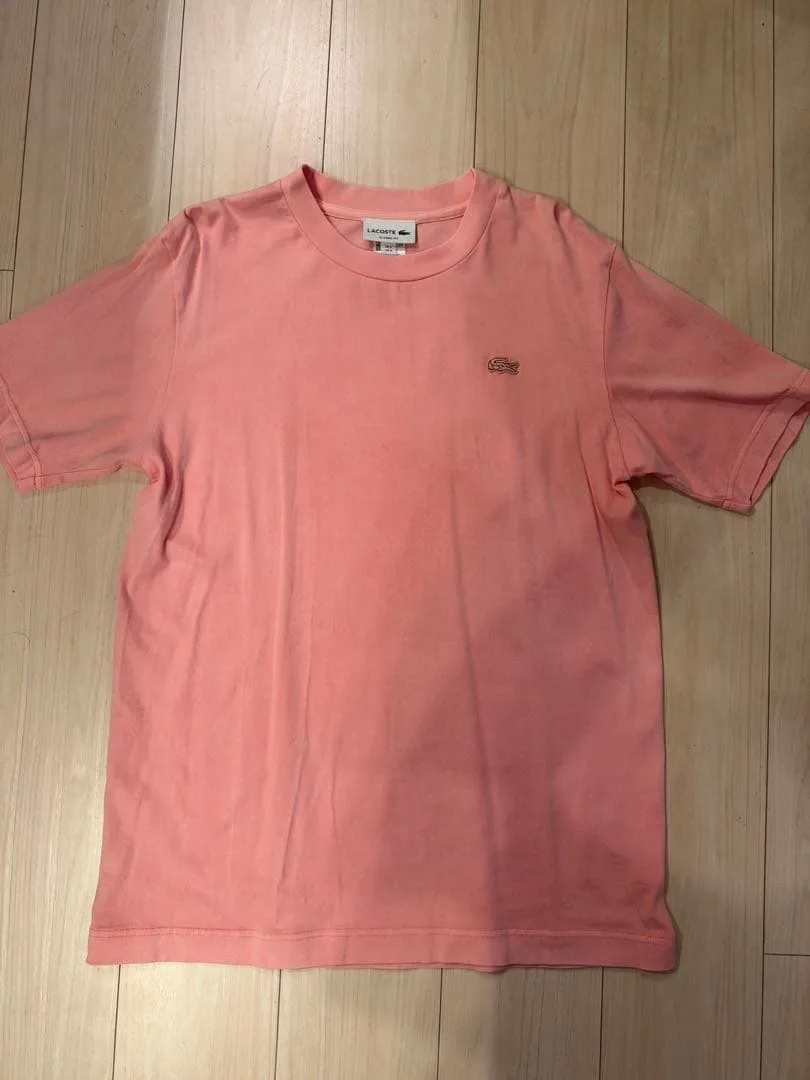 LACOSTE Tシャツ ピンク US Sサイズ