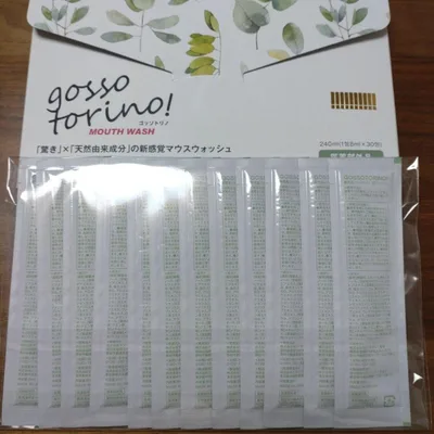 gosso torino ゴッソトリノ マウスウォッシュ 12包