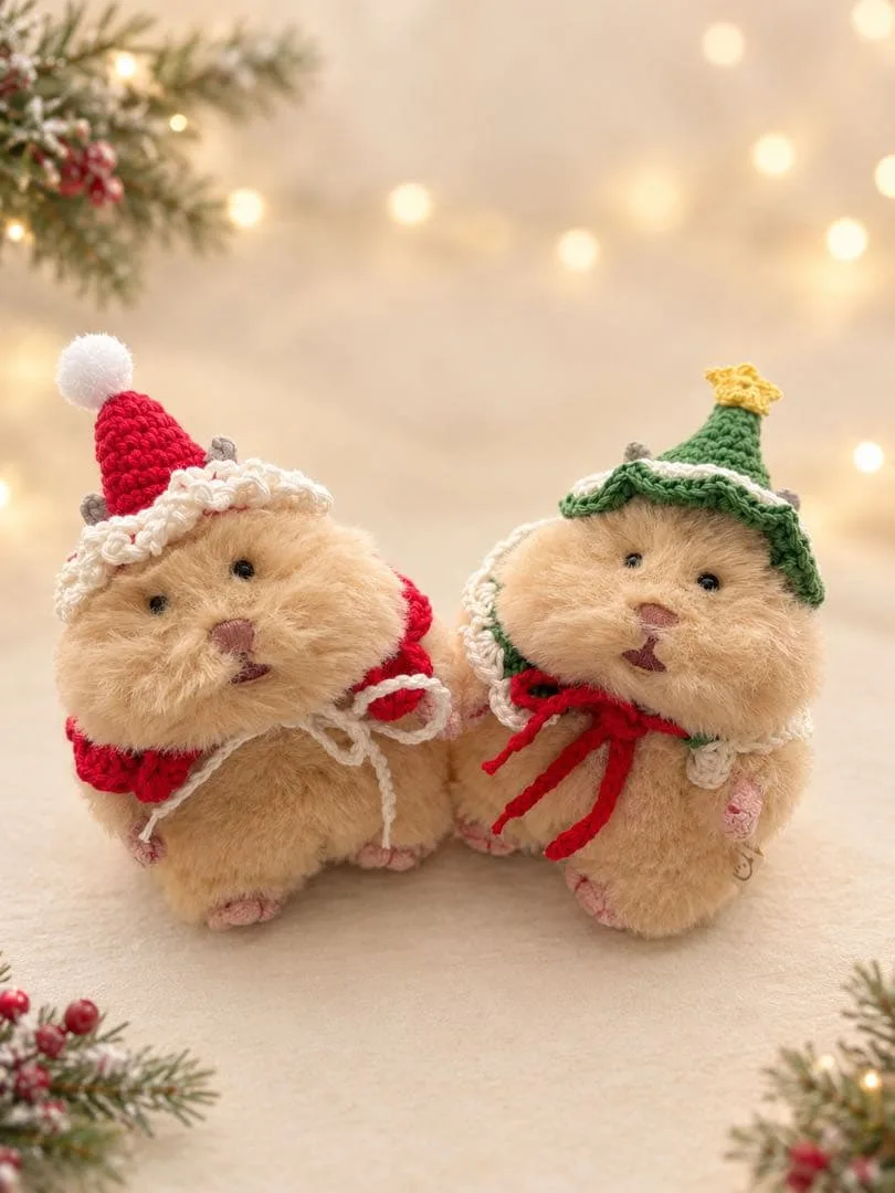 ぬい服 あわてんぼうさんのクリスマスセット はむにぎり