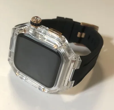 cb1★アップルウォッチ ラバーベルト カバー Apple Watch バンド