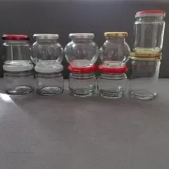 フタ付き空き瓶 10個セット 工作素材 ハンドメイド