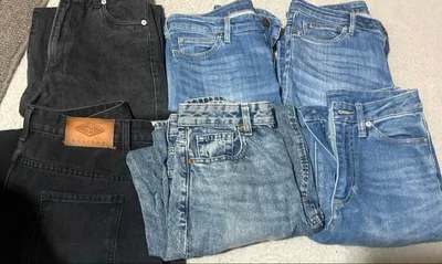 大特価 デニムパンツ まとめ売り 6本セット ストリート バギーデニム GU