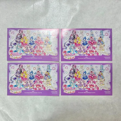 【即購入OK】 名探偵プリキュア! コラボカフェ ステッカー 4枚セット