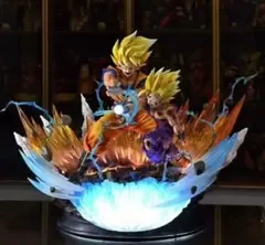 ドラゴンボール 孫悟空 親子 かめはめ波 ガレージキット フィギュア