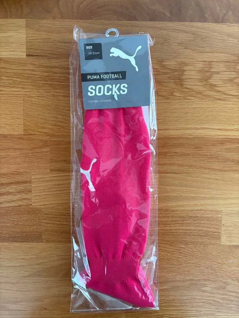 PUMA サッカー ストッキング 19-21cm ラズベリー