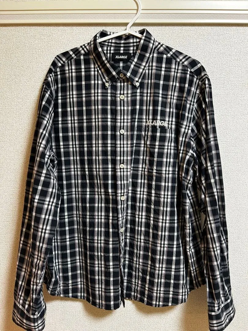 XLARGE チェック柄 長袖シャツ