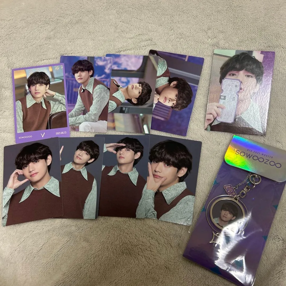 BTS 2021 MUSTER SOWOOZOO ミニフォト キーリング V
