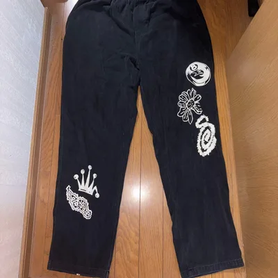 STUSSY ステューシー グラフィック イージーパンツ ブラック 32