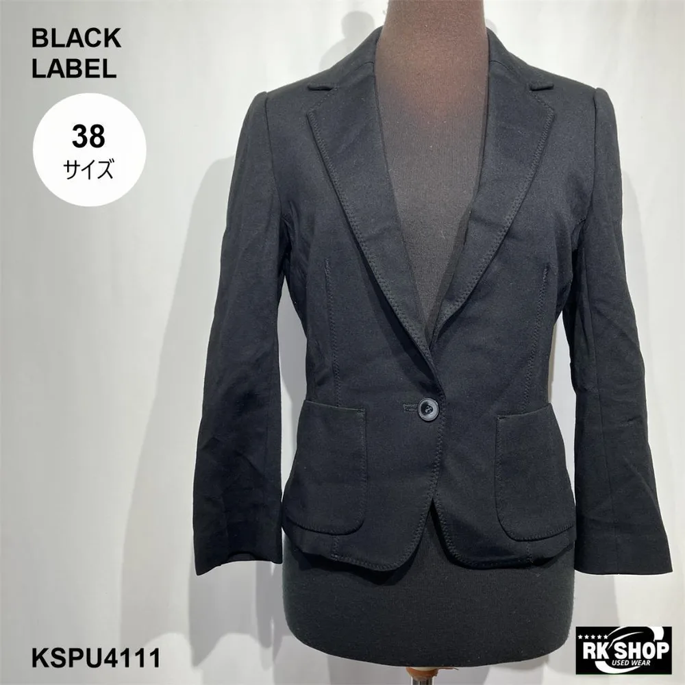 Paul smith BLACK テーラードジャケット ブラック M 38