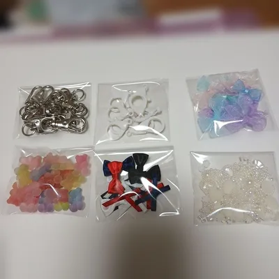 ハンドメイド デコレーションパーツ 金具6種セット