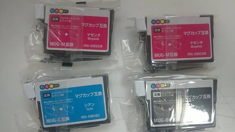 EPSON用互換インク マグカップ 4本セット