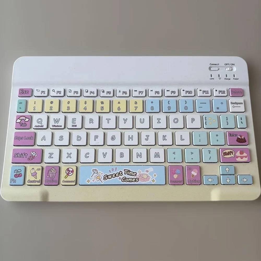 ワイヤレスキーボード 本体 パステルカラー