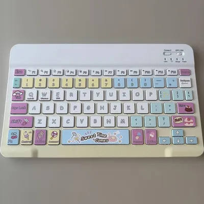 ワイヤレスキーボード 本体 パステルカラー