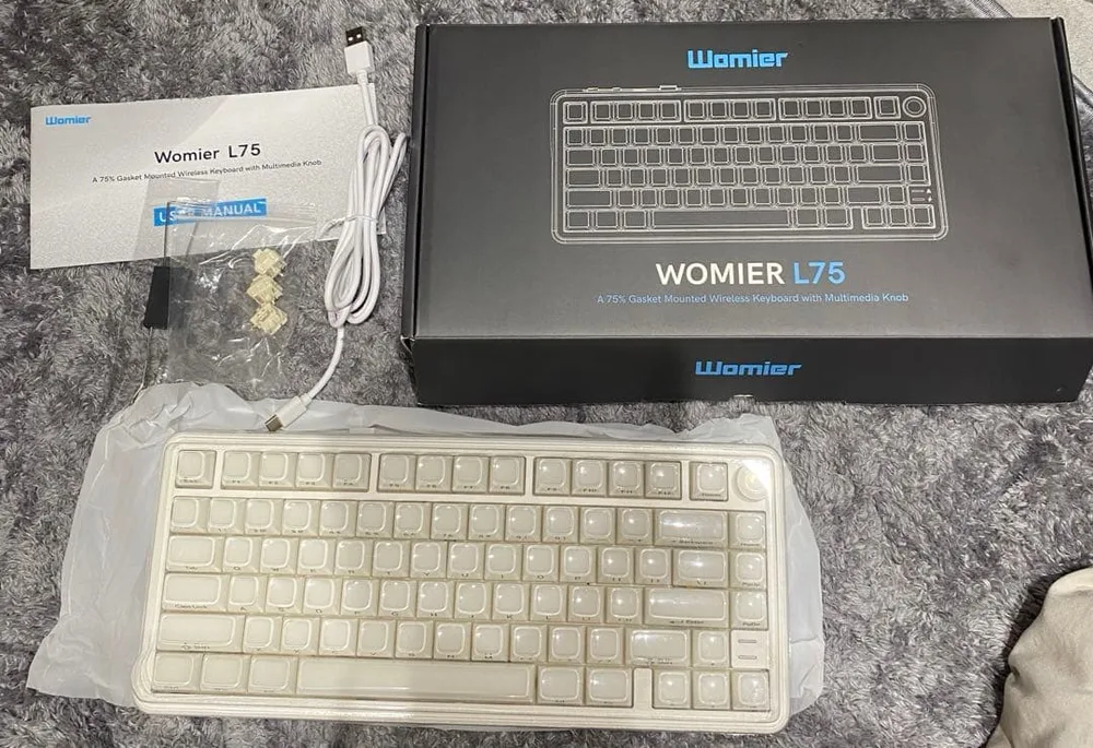 Womier L75 75% ガスケットマウント ワイヤレスキーボード 本体