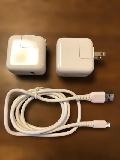 Apple純正 10W 電源アダプタ A1357 2個&1.2mMicro配線付