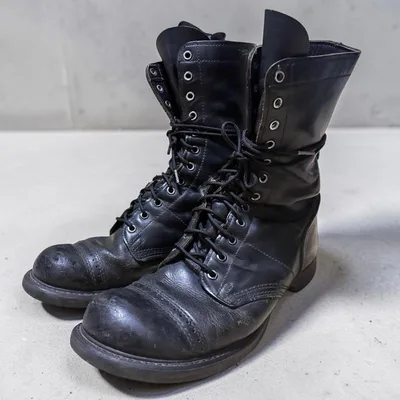 80s archive laceupboots leather y2k 10d