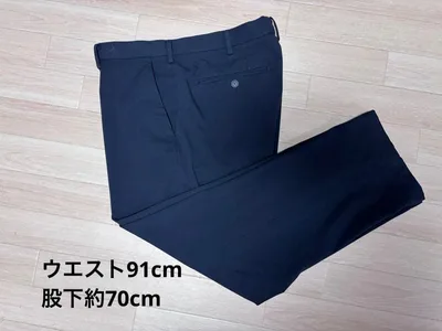 ユニクロ ヒートテック スマートスリムパンツ ウエスト91cm【裾上済】