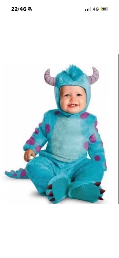 ハロウィン モンスターズインク サリー 着ぐるみ コスチューム ベビー