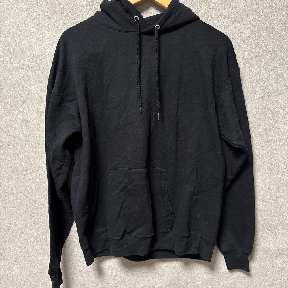 美品 ブラックパーカー 【L】 裏起毛 アメカジ ストリート 一点物 旅行