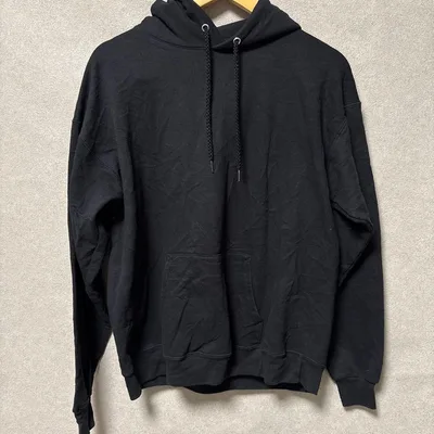 美品 ブラックパーカー 【L】 裏起毛 アメカジ ストリート 一点物 旅行