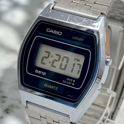 CASIO 新品電池 美品 腕時計 メンズ デジタル B612 希少 稼働