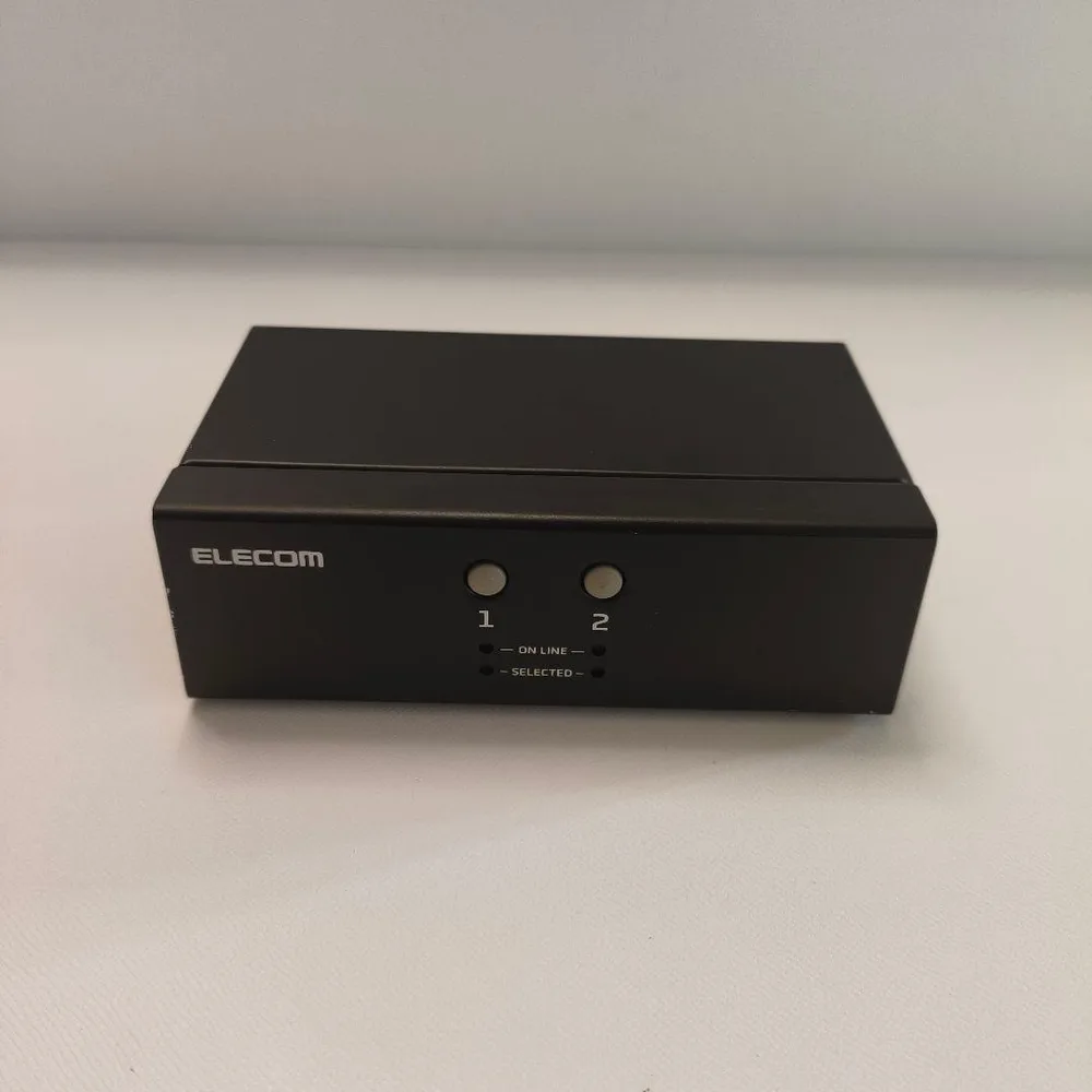 ELECOM KVMパソコン切替器 VGA 2台 KVM-NVXSN2