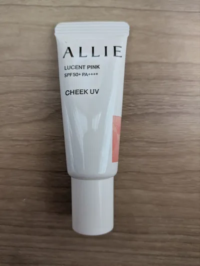 出品10/16まで:ALLIE アリー チークUV ルーセントピンク 日焼け止め