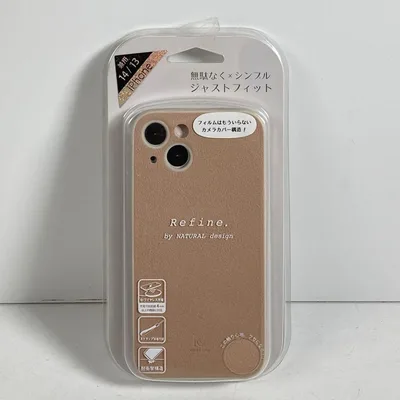 iPhone 13 14 15 スマホケース 傷防止 シンプル ベージュ 34