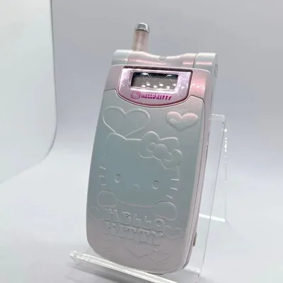 希少 ハローキティ au A3014S ガラケー 2002年 サンリオ 現状品
