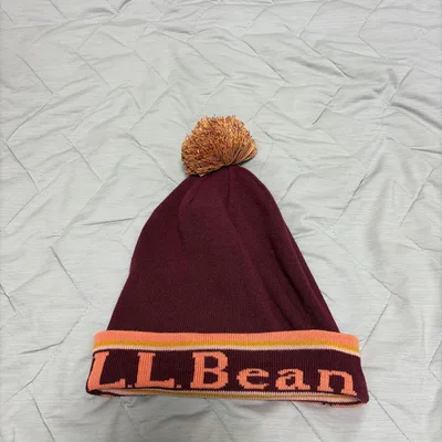 L.L.Bean ニット帽 ビーニー ポンポン付き